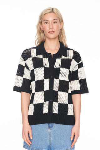 CROCHET SHIRT CHECKER