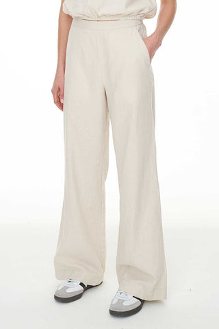 LIN-IN STAPLE PANT NATURAL