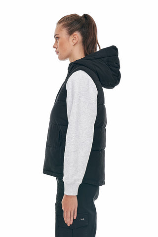 WMNS HUFFER PUFFER VEST BLACK