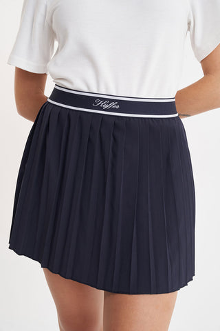 BIRDIE PLEATED GOLF SKORT NAVY