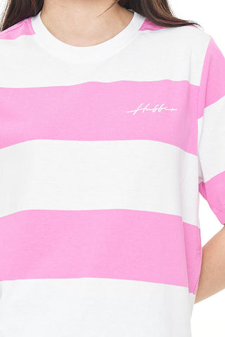 97 WMNS FREE TEE STD PINK/WHITE