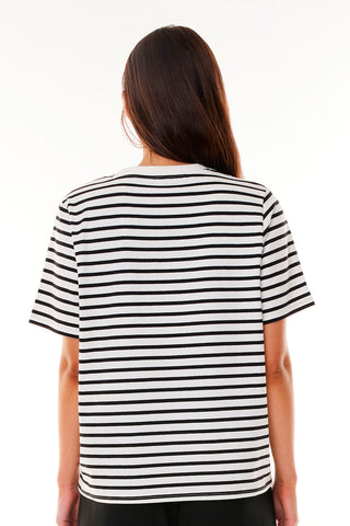 WMNS OUI OUI CLASSIC TEE BLACK/CHALK