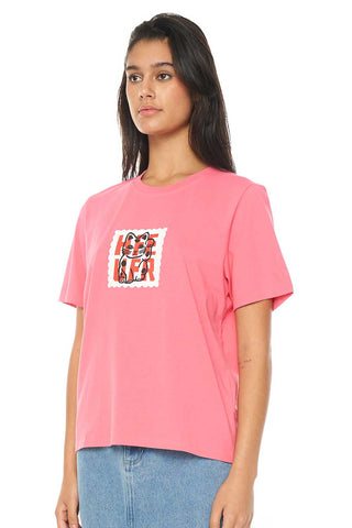 WMNS CLASSIC TEE/HAPPY CAT POSIE