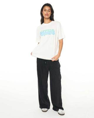 RELAX TEE 220/WAVY TIMES MILK