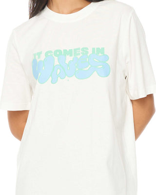 RELAX TEE 220/WAVY TIMES MILK