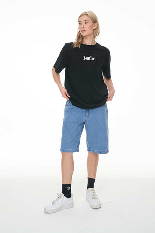 RELAX TEE 220/LIGHT BEAMS BLACK