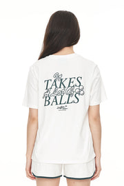 CLASSIC TEE 170/BALLSY CHALK