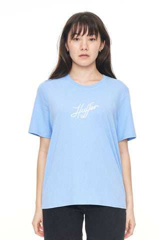 CLASSIC TEE 170/CURSIVE CORNFLOWER