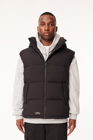 MENS BLOCK DOWN VEST BLACK