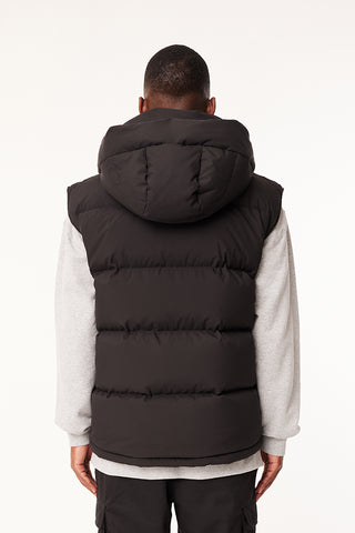 MENS BLOCK DOWN VEST BLACK