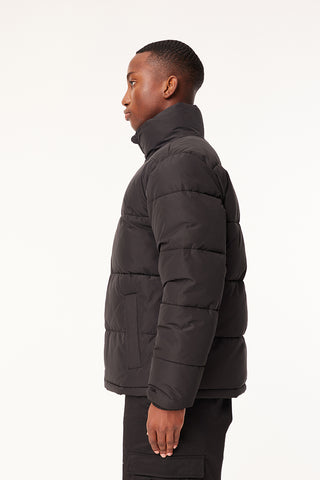 MENS TRACK PUFFER JKT BLACK