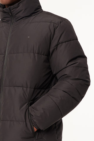 MENS TRACK PUFFER JKT BLACK