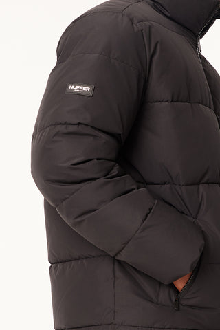 MENS TRACK PUFFER JKT BLACK