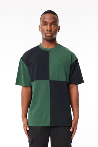 SEGMENT FREE TEE GREEN/BLACK