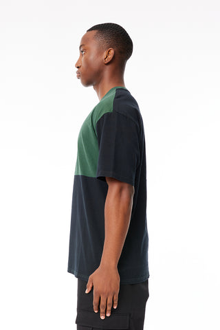 SEGMENT FREE TEE GREEN/BLACK