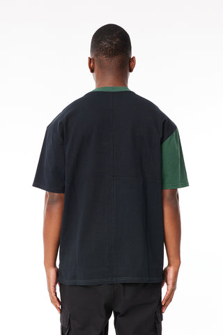 SEGMENT FREE TEE GREEN/BLACK