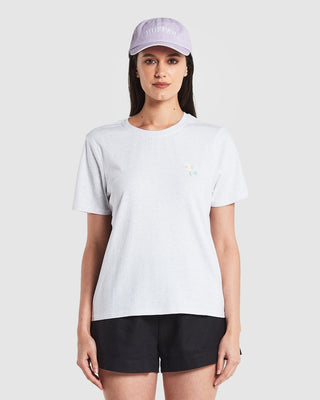 WMNS STELLA TEE/DAZED EMB SILVERMARLE